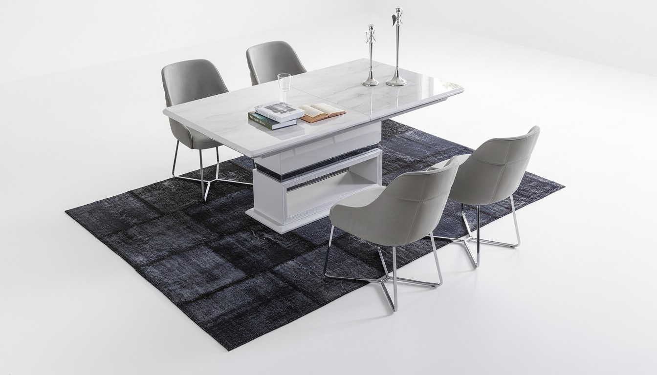 Modern Esszimmer Set Besteht aus 5tlg. Esstisch und 4x Stühle Neuheit