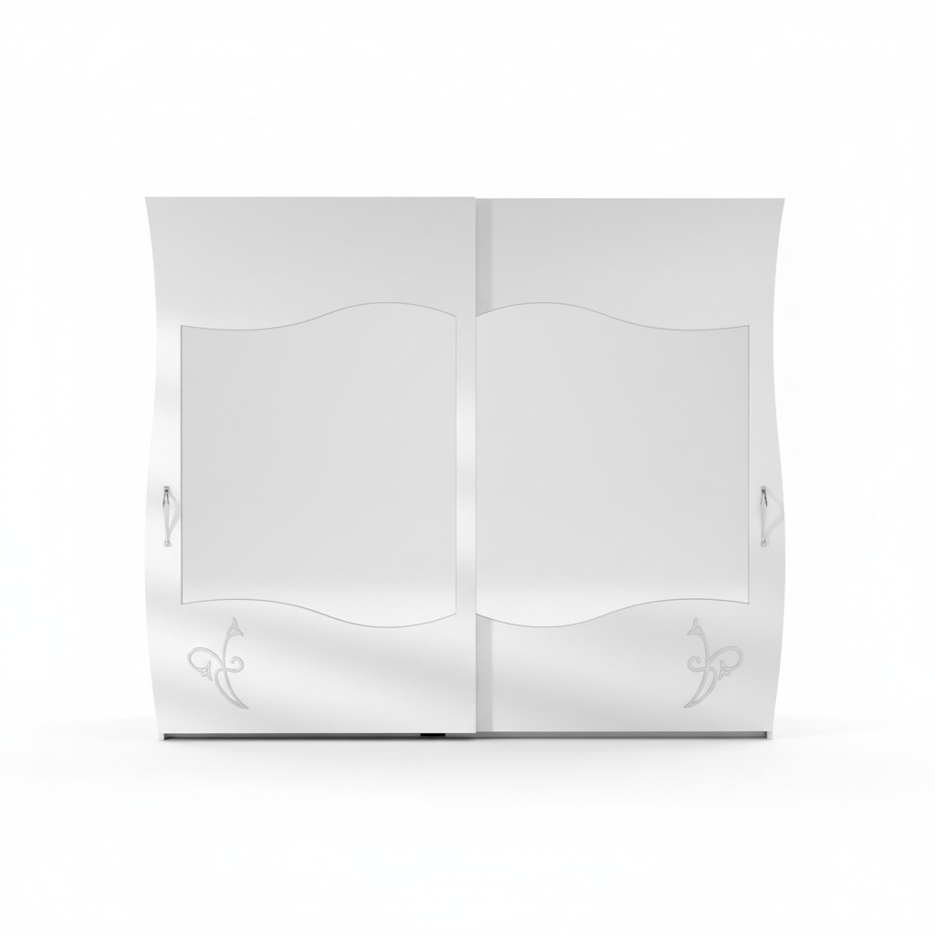 Modern Holz Massiv Kleiderschrank Schlafzimmer Regal Schrank Weiß Neu