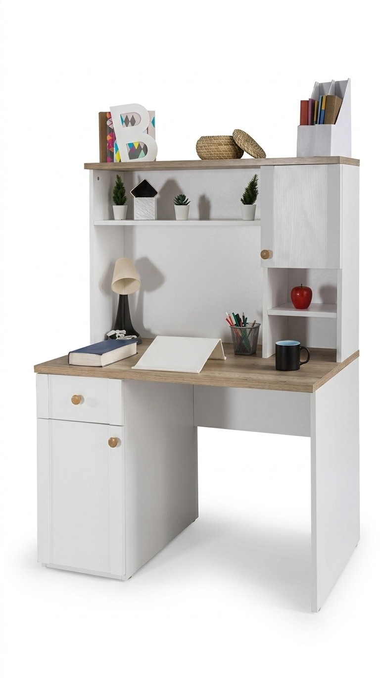 Modern Schreibtisch Holz Schlafzimmer Jugend Kinder Zimmer Weiß Möbel Design Neu