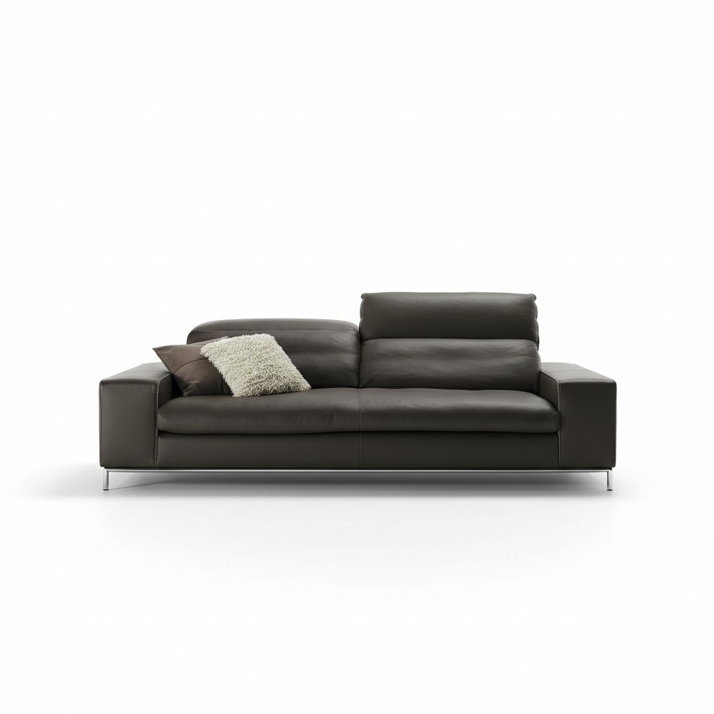 Modern Sofa 2 Sitz Luxus Leder Sofas Zweisitzer Wohnzimmer Design Prianera Couch