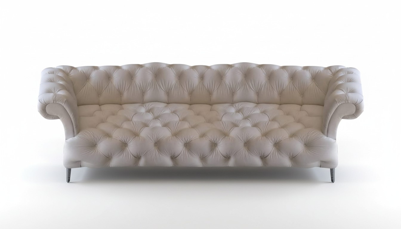 Modern Sofa Dreisitze Couch Chesterfield Einrichtung Polstermöbel Wohnzimmer