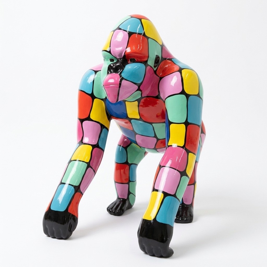 Moderne Dekoration Haus Garten Deko Figur Statue Skulptur Hund Abstrakt