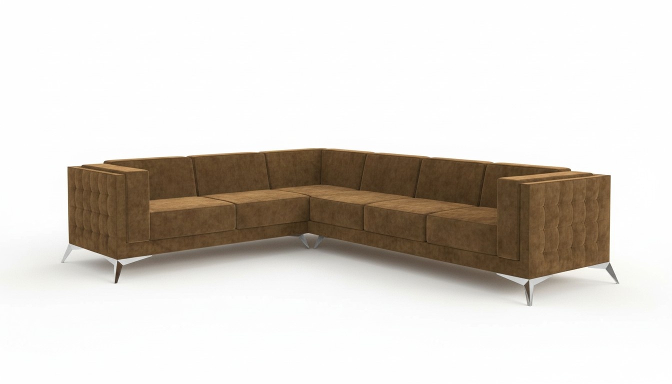 Moderne Ecksofa Stoffsofa L Form Polster Eckgarnitur Wohnlandschaft Couch Sofa