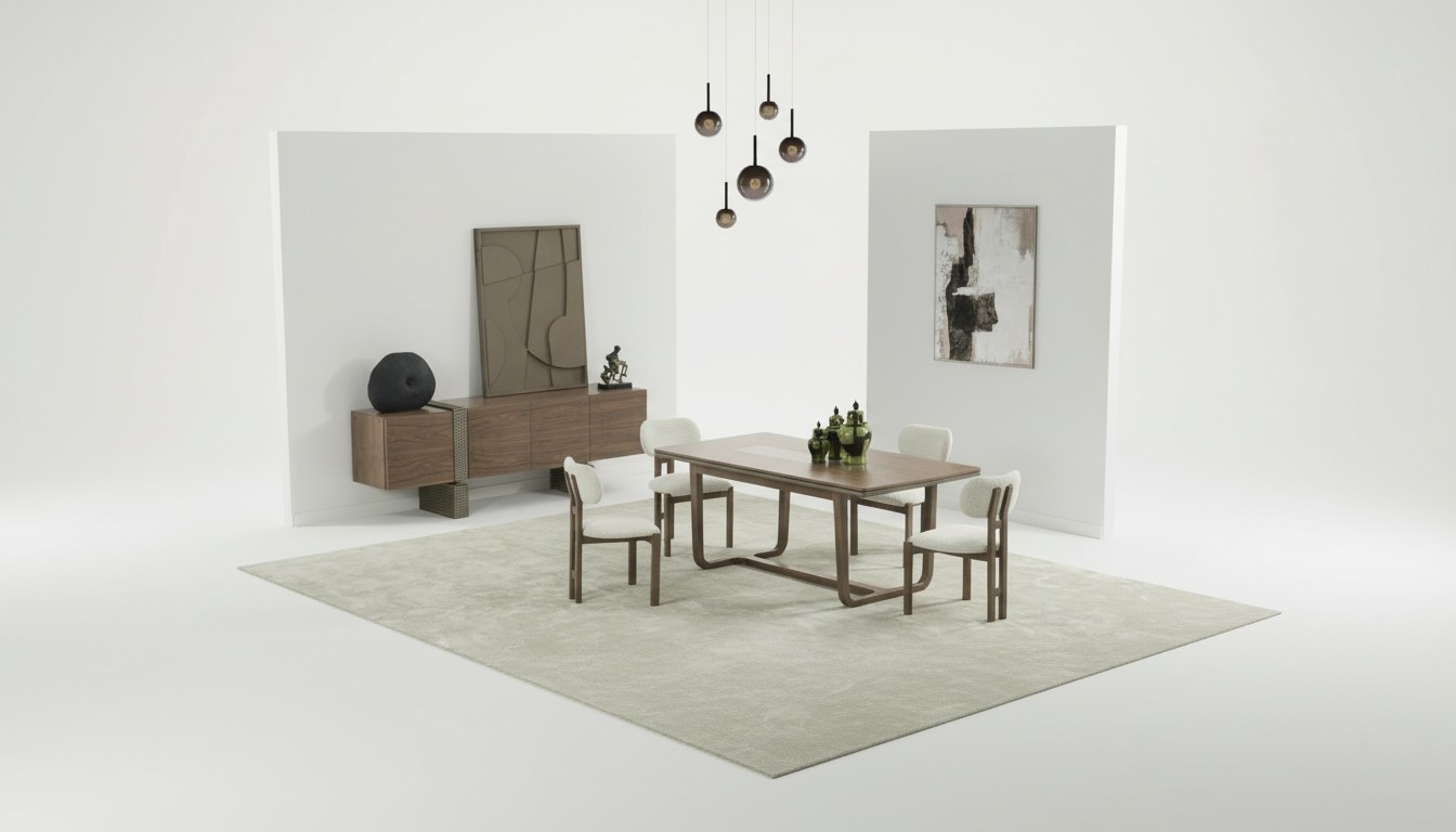 Moderne Esszimmer Garnitur Designer Esstisch Polster 6x Stühle 8tlg Set