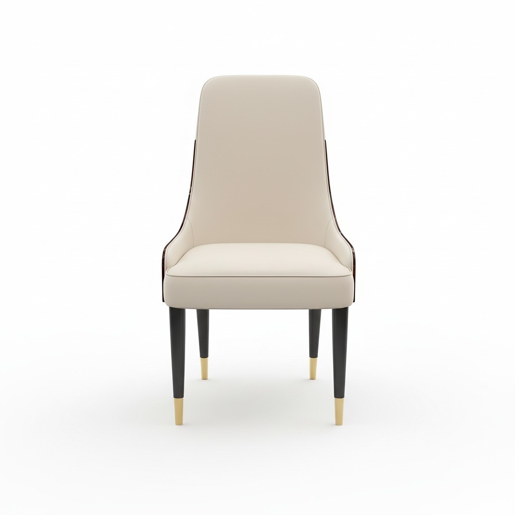 Moderne Holz Stühle Club Luxus Stoff Design Stuhl Lehnstuhl Sessel Polster Neu