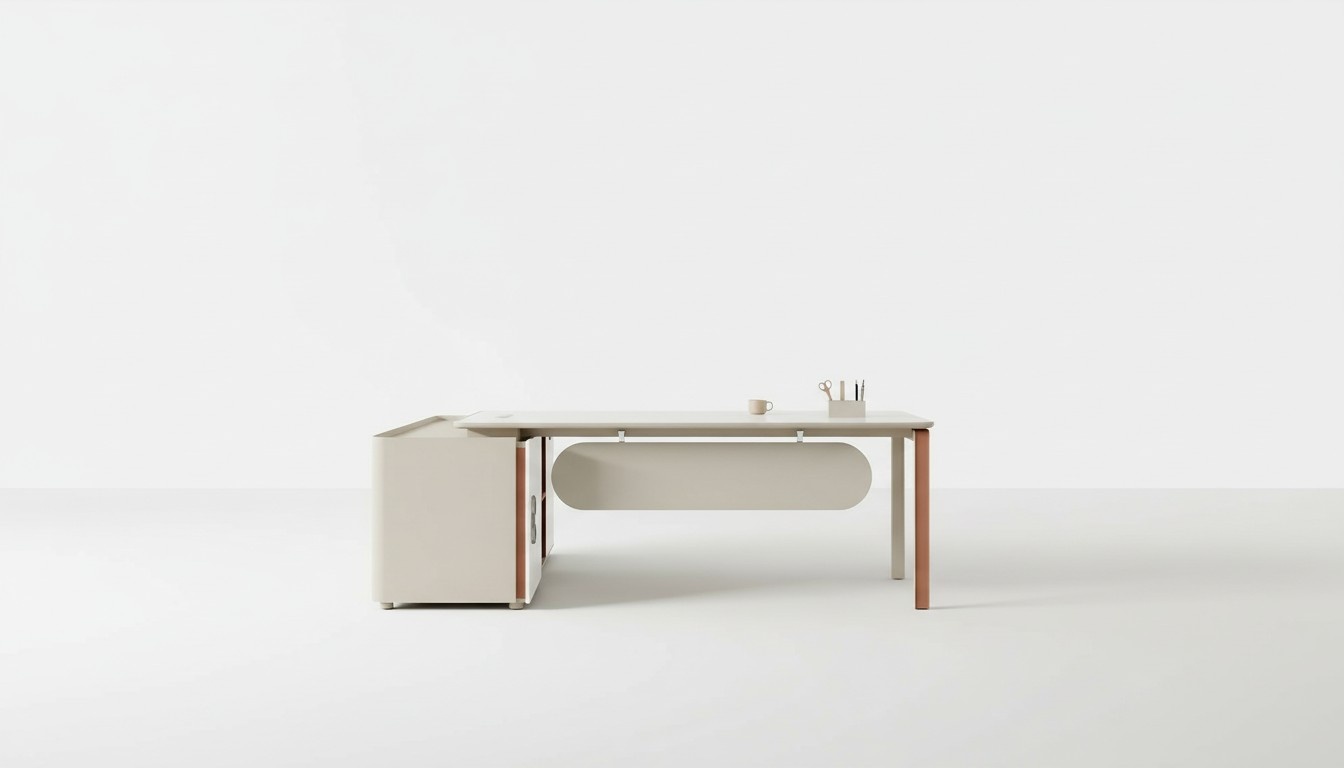 Moderne Schreibtische Komplette Büro Einrichtung Tisch + Aktenschrank Desk 2tlg