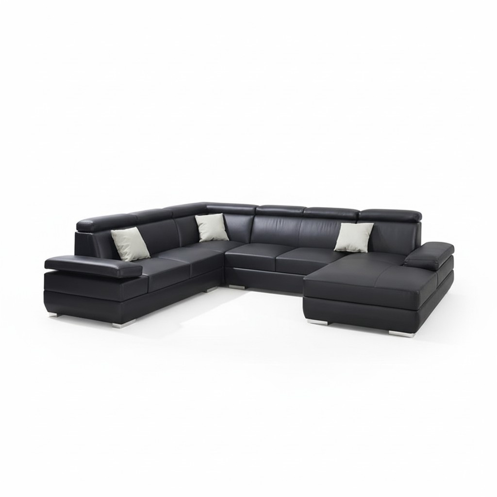 Moderne Sofa Eckgarnitur U Form Polster Ecke Couch Designer Sitz Möbel Couchen