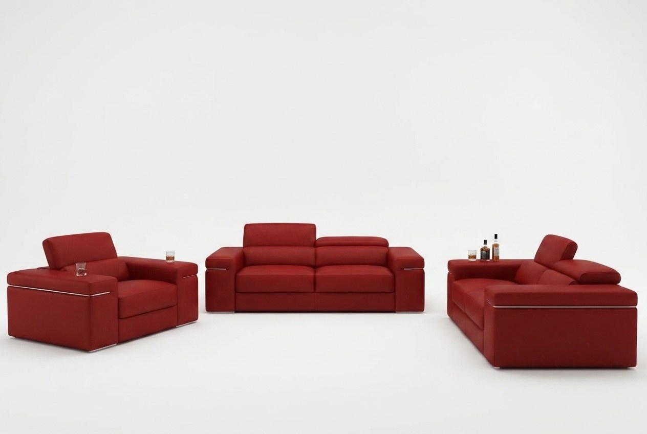 Moderne Sofagarnitur Multifunktions Couch Leder Polster Sitz Couch Garnitur