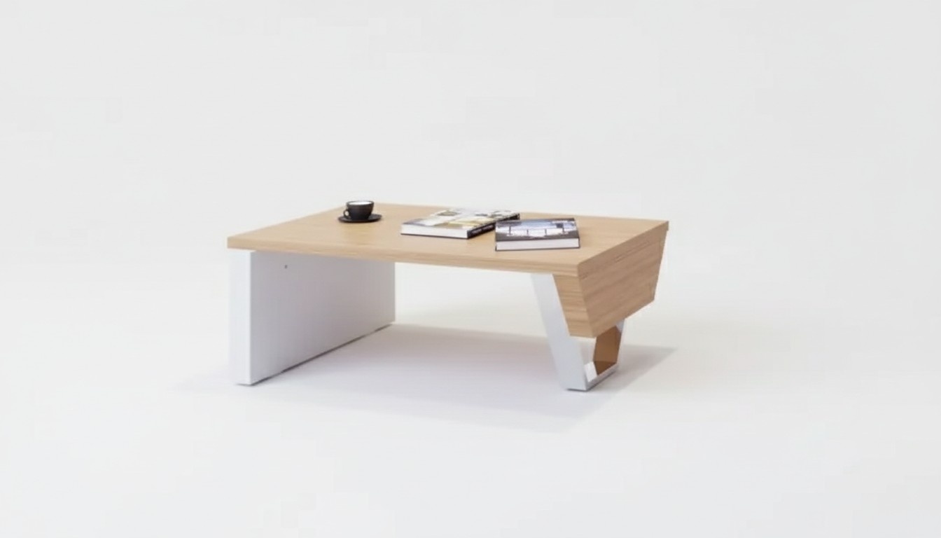 Moderner Beistelltisch Holzmöbel Büro Designer Tisch Couchtisch Luxus