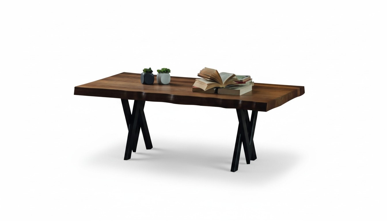 Moderner Brauner Couchtisch Wohnzimmer Luxus Kaffetisch Beistelltisch