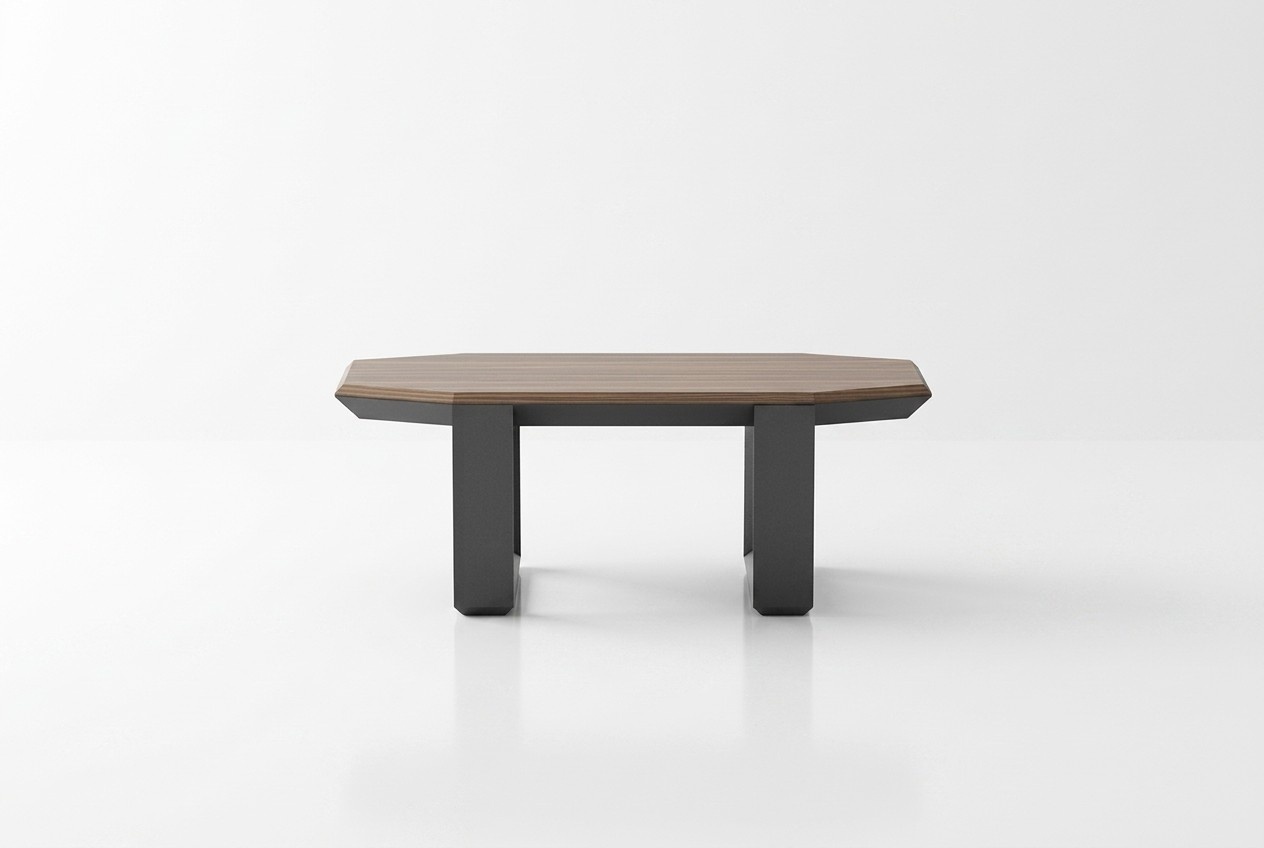 Moderner Couchtisch aus Holz in Braun