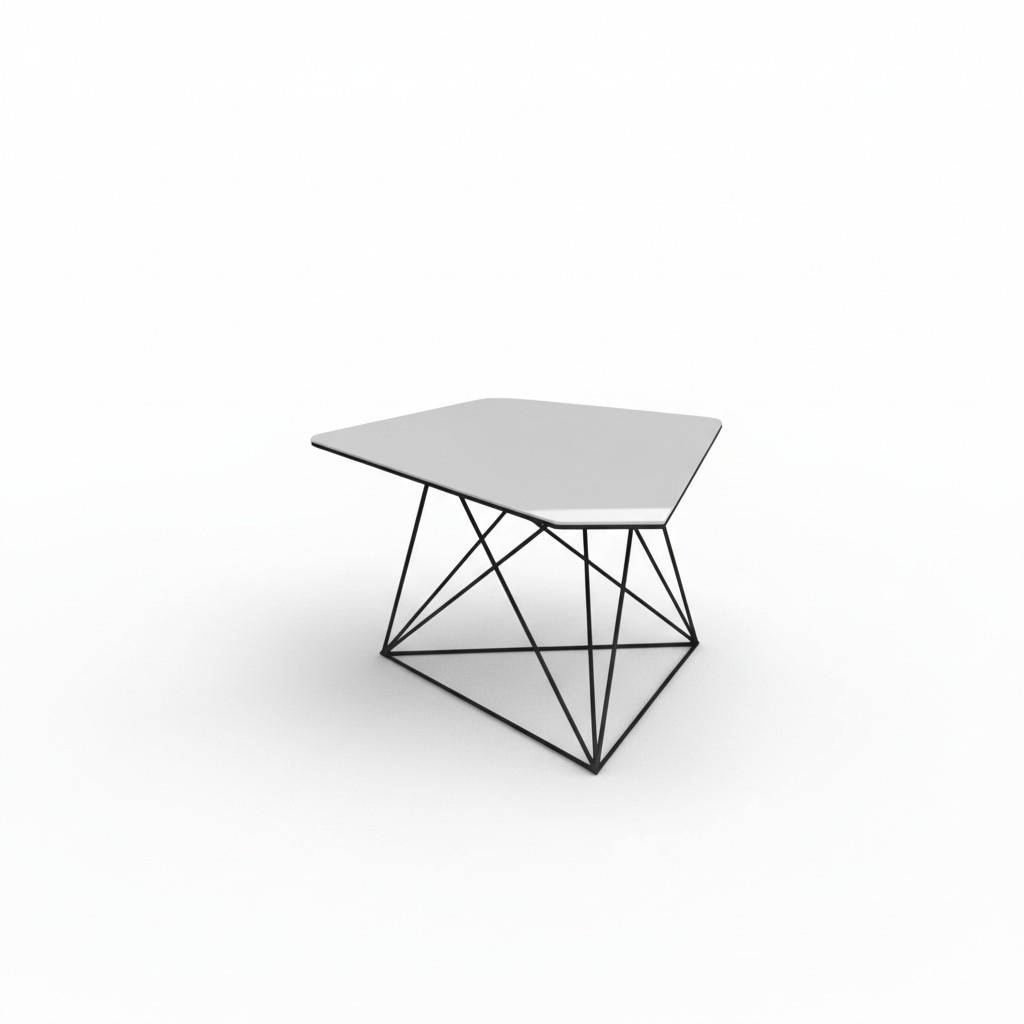 Moderner Couchtisch Beistelltische Arbeitszimmermöbel Design Weiß Neu