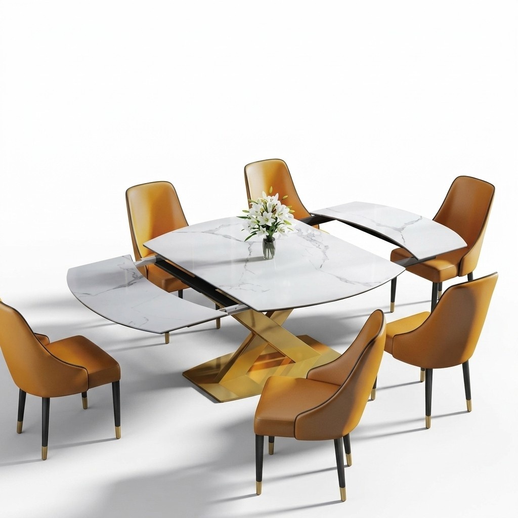 Moderner Holztisch Esstisch Tisch Holz Tische 120/180cm Ess Zimmer Ausziehbar