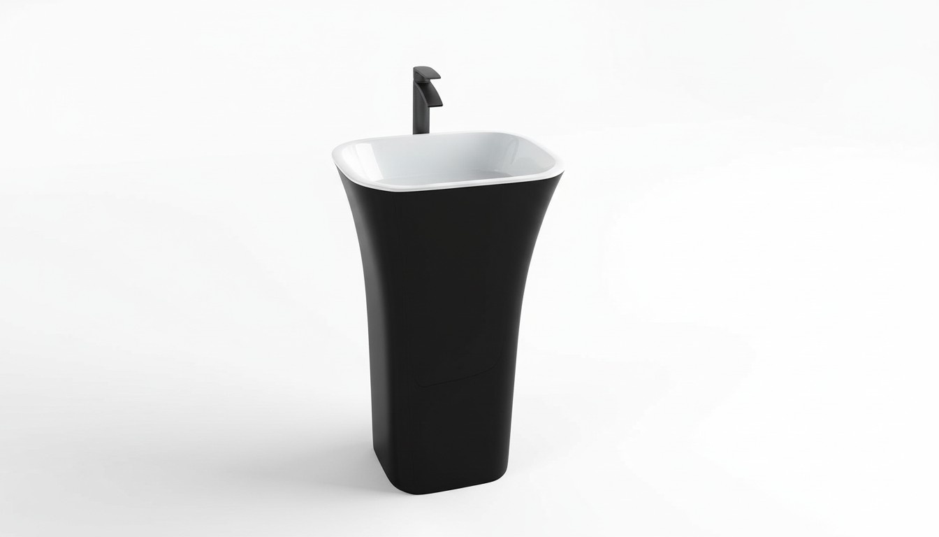 Modernes Design Waschbecken Acryl Stand Bad Freistehender Waschtisch