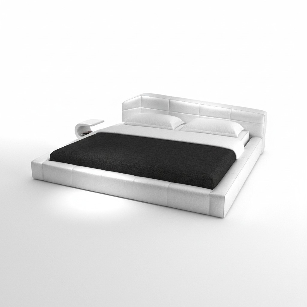 Modernes Hotel Gestell Schlaf Zimmer Luxus Leder Design Bett Doppel Betten Ehe