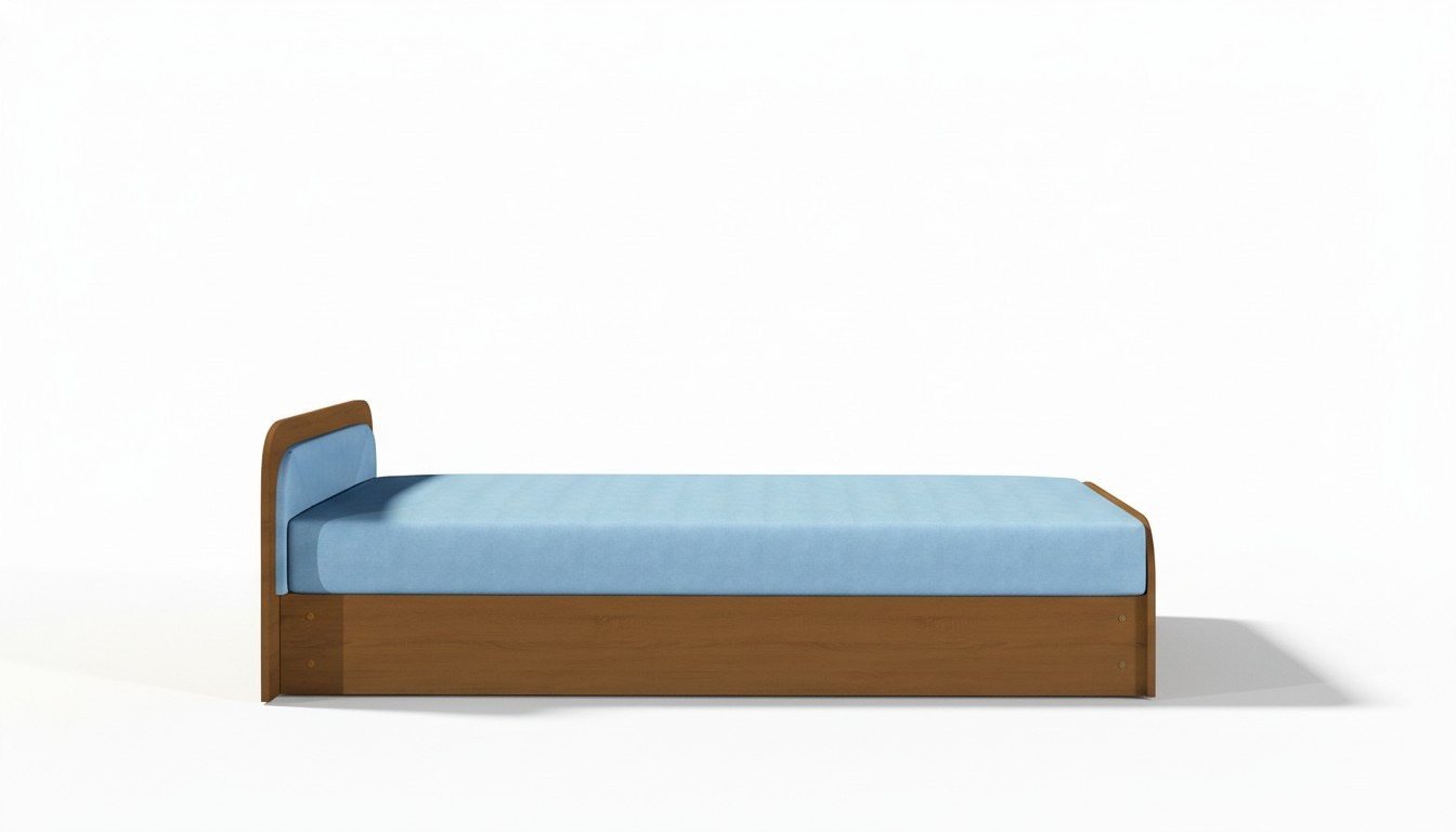 Modernes Kinderbett Betten Textil Holzbett Bett Schlafsofa Kinderzimmer Neu