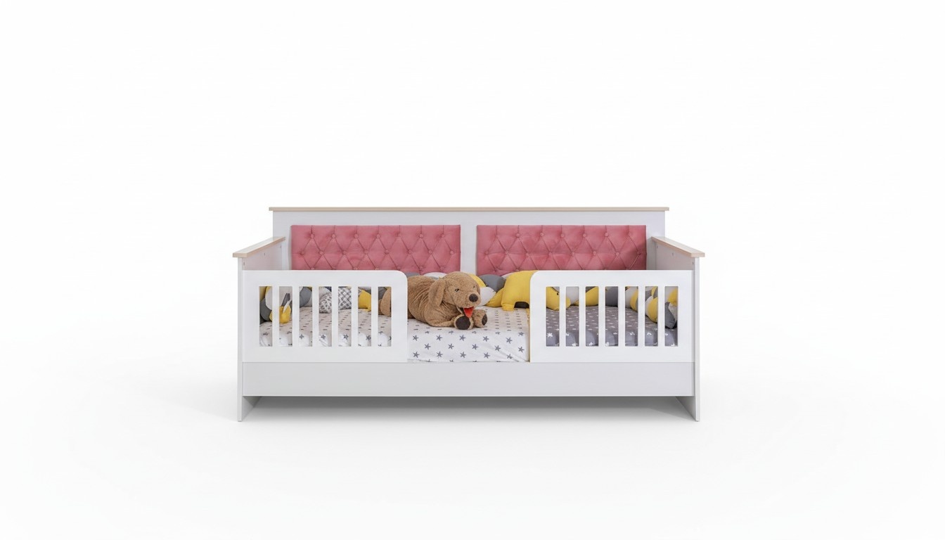 Modernes Kinderbett Luxuriöse Kinderzimmer Möbel Designer Holzgestell