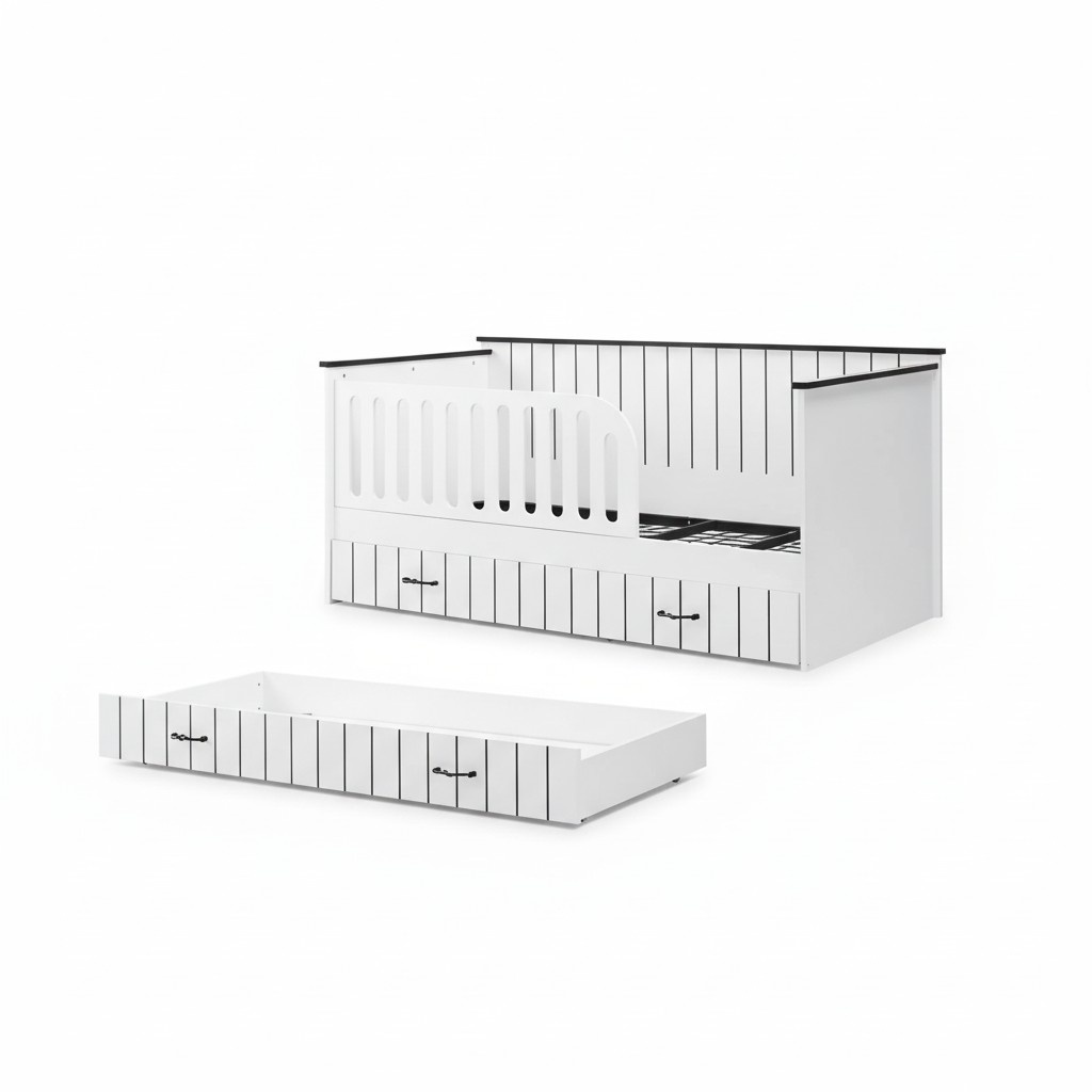 Modernes Möbel Design Kinderbetten Betten Bett weiß Kinderzimmer neu