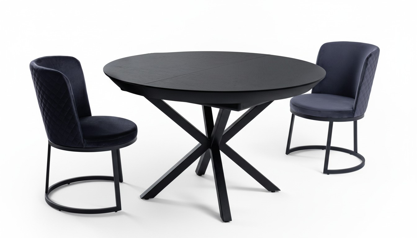 Modernes Set Esstisch 6x Stühle Esszimmer Möbel Designer Essgruppe