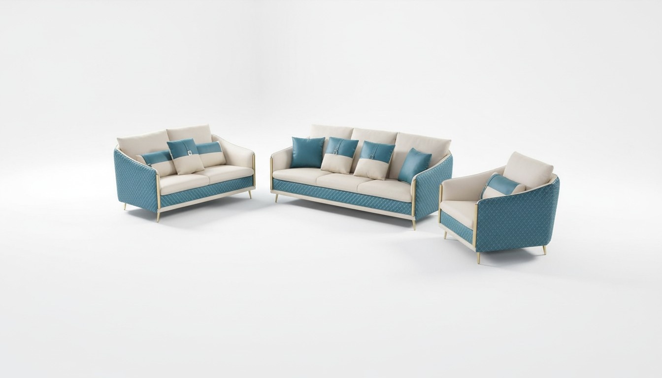 Modernes Sofa Wohnzimmer Sofagarnitur 32 Sitzer Ledersofa Designer Sofa Möbel