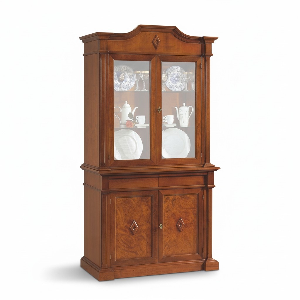 Möbel Glasschrank Vitrine Holz Vitrinen Glas Schrank Schränke Regale Italien