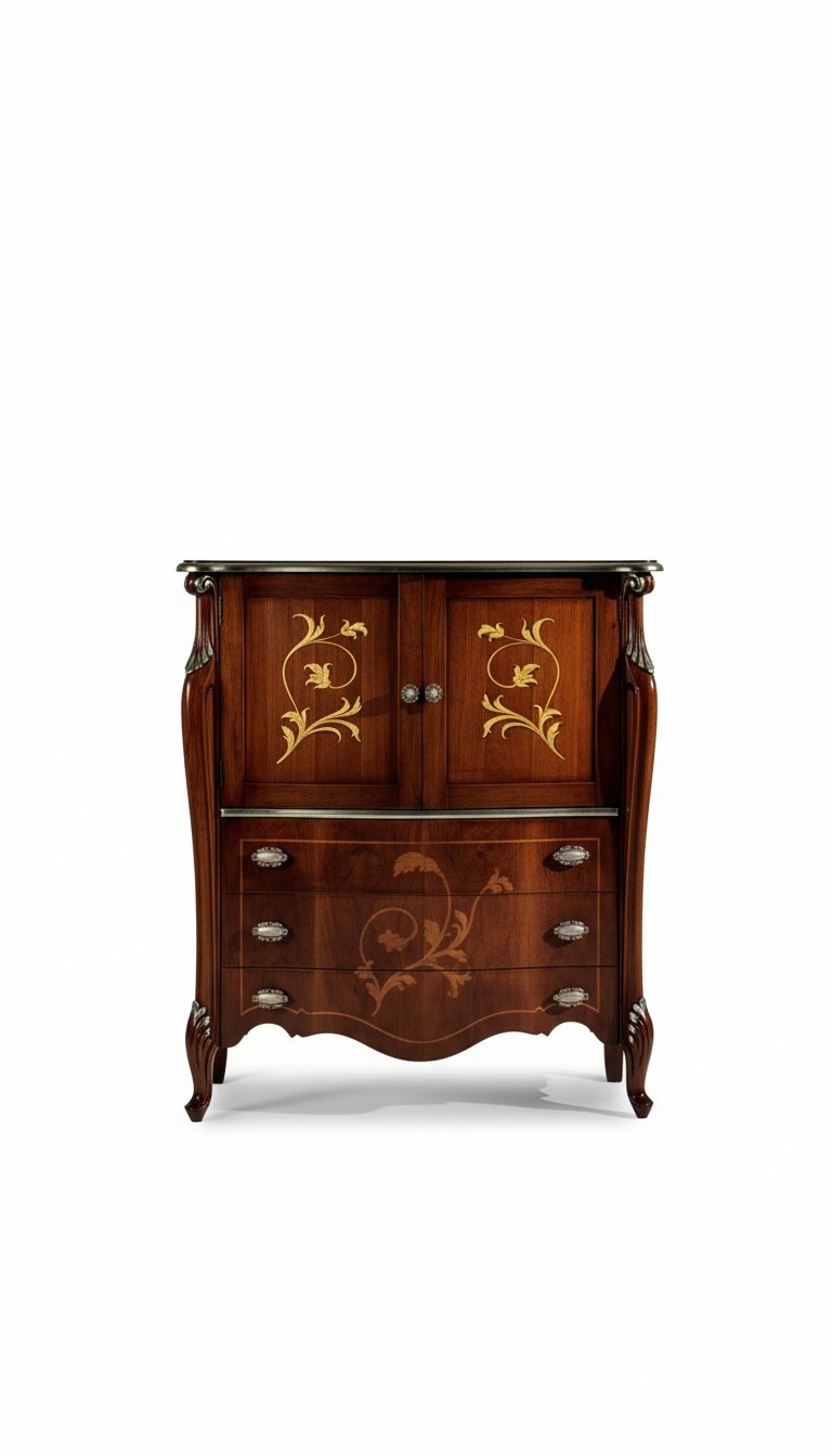 Möbel Holz Stil Barock Schicke Schrank Kommode Schränke Designer Italienische Möbel Neu