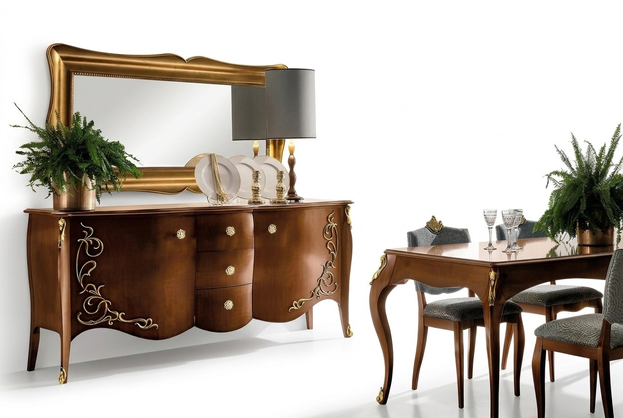 Möbel Kommode Sideboard Schrank Klassische neu Kommoden Holz Schränke Anrichte