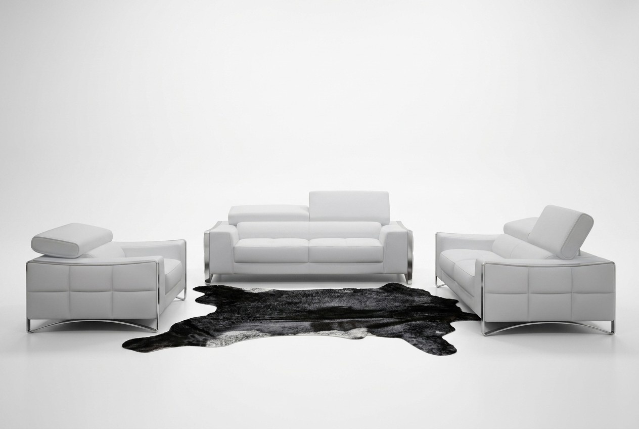 Multifunktions Ledercouch Sitz Polster Wohnzimmer Leder Garnitur Sofa