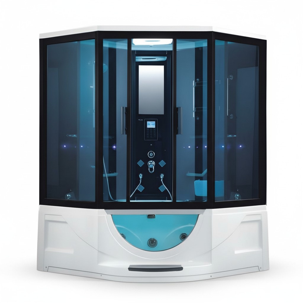 Multifunktionsdusche Duschkabine Wellnessdusche Massageduschkabine 165x165 cm