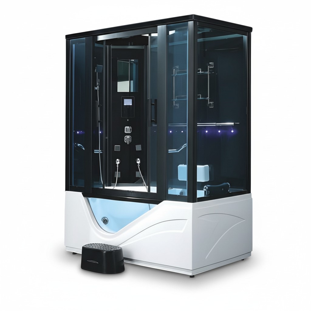 Multifunktionsdusche Duschkabine Wellnessdusche Massageduschkabine 160x90 cm