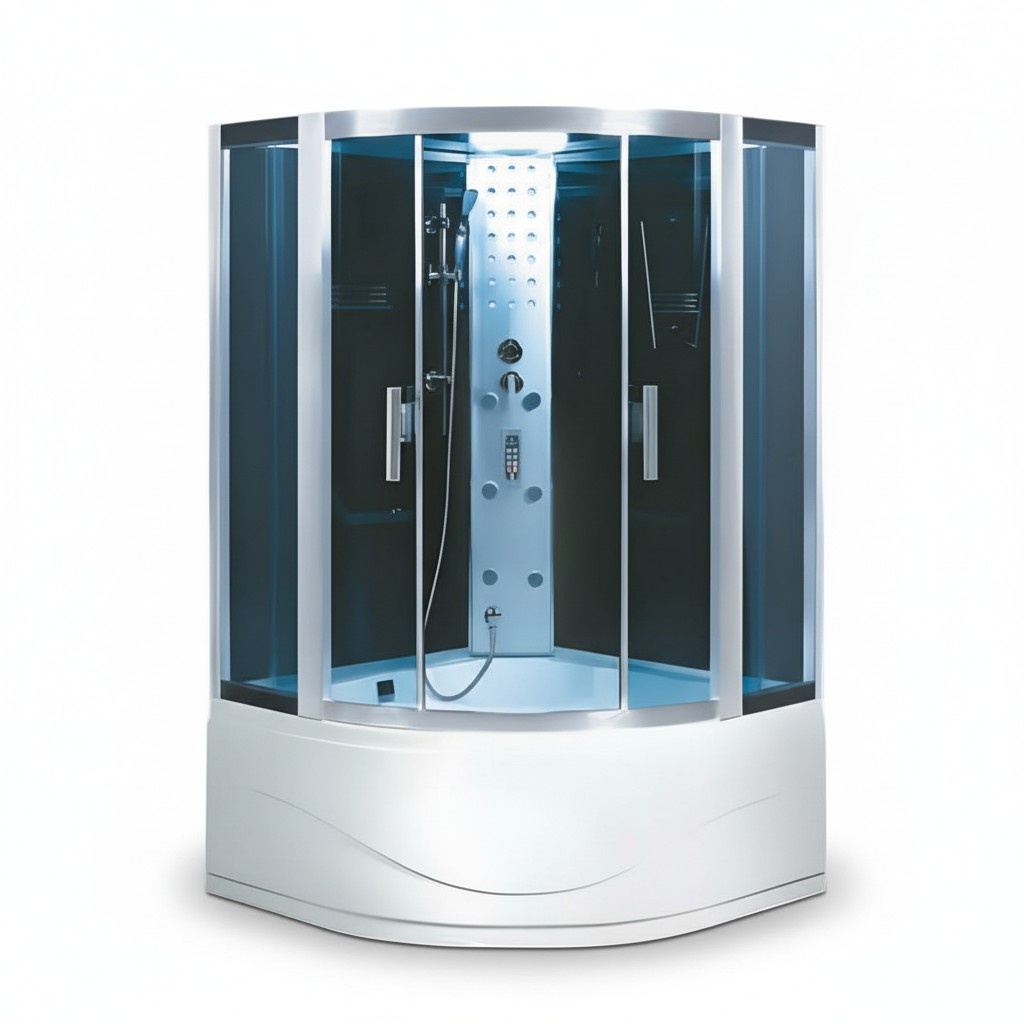 Multifunktionsdusche Wellnessdusche Duschkabine Massageduschkabine 130x130 cm