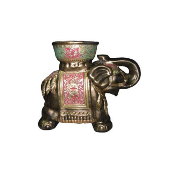 Deko Figur Statue Skulptur 43 cm Figuren Statuen Skulpturen Säulen Elefant