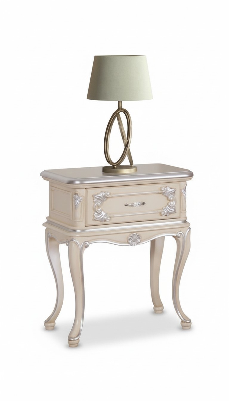 Nachttisch Beistelltisch Möbel Italienische Einrichtung Klassische Holz Tisch