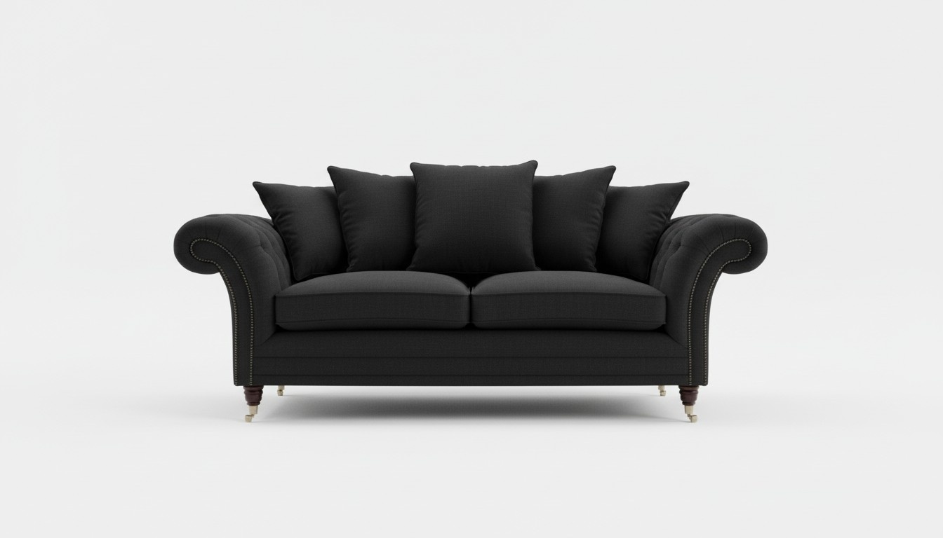 Neu! Sofa 3 Sitzer Couch Chesterfield Polster Sitz Garnitur Leder Textil