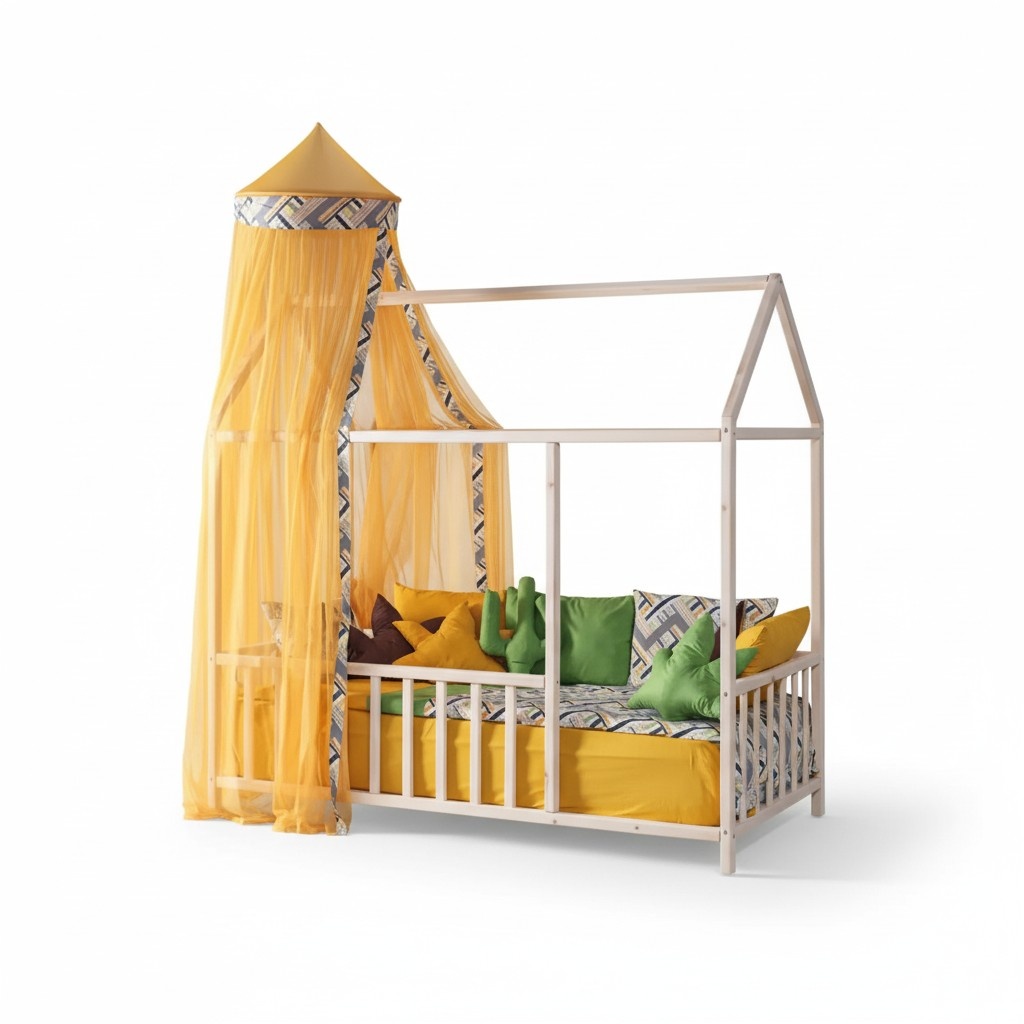 Niedriges Bett Himmelbett Schlafzimmer Himmelbetten Kinderzimmer