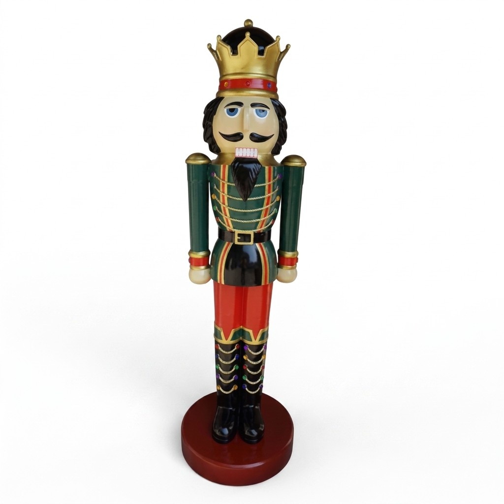 Nussknacker 200cm Soldat Statue Weihnachten Skulpturen Statuen Dekoration