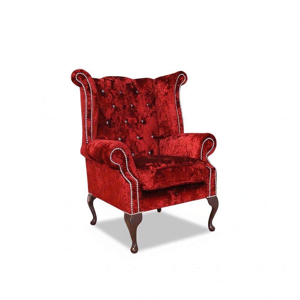 Ohrensessel Chesterfield Sessel Sitz Club Lounge Fernseh Sofa Relaxsessel Neu