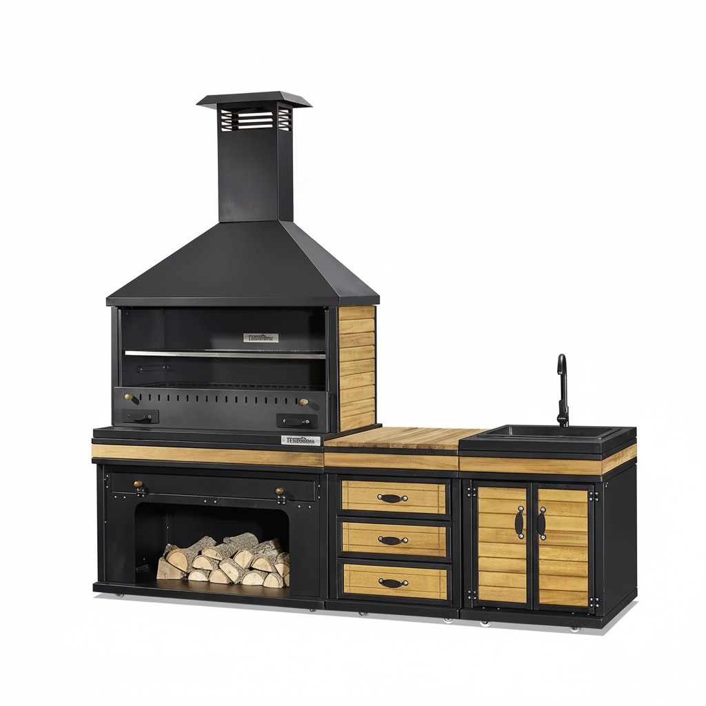 Outdoorküche Garten Terrasse Außenküche Küche Grill modern