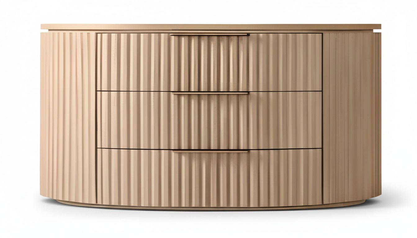 Ovale Kommode – elegantes Design, Stauraum & stilvolles Wohnzimmer