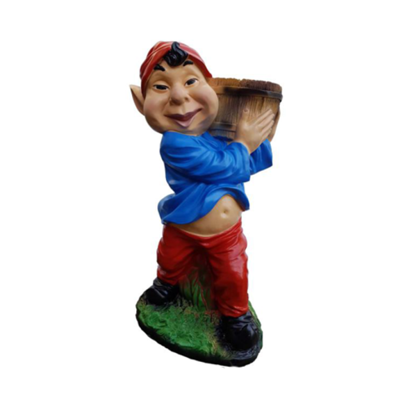 Hübscher Asiatischer Gnom Garten 52cm Garten Dekoration Figuren Statuen