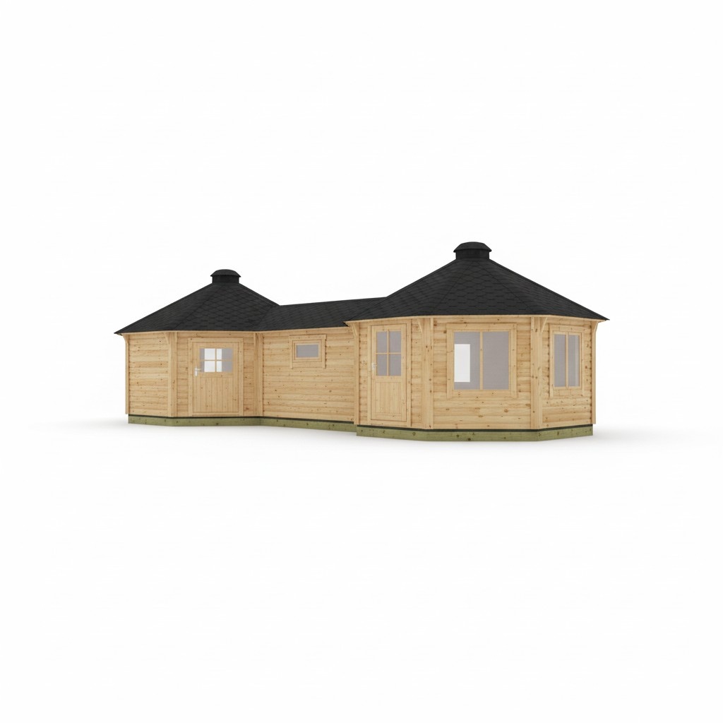 Pavillon Gartenpavillon Grillkota Grillhütte Holz Rustikal Pavillons & Pergolen