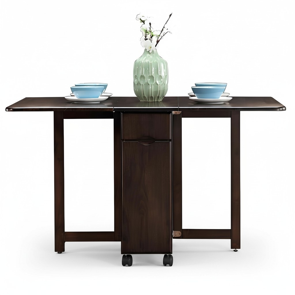 Platzsparender Esstisch Tisch + 4 Stühle Reise Set Wohnwagen Terasse