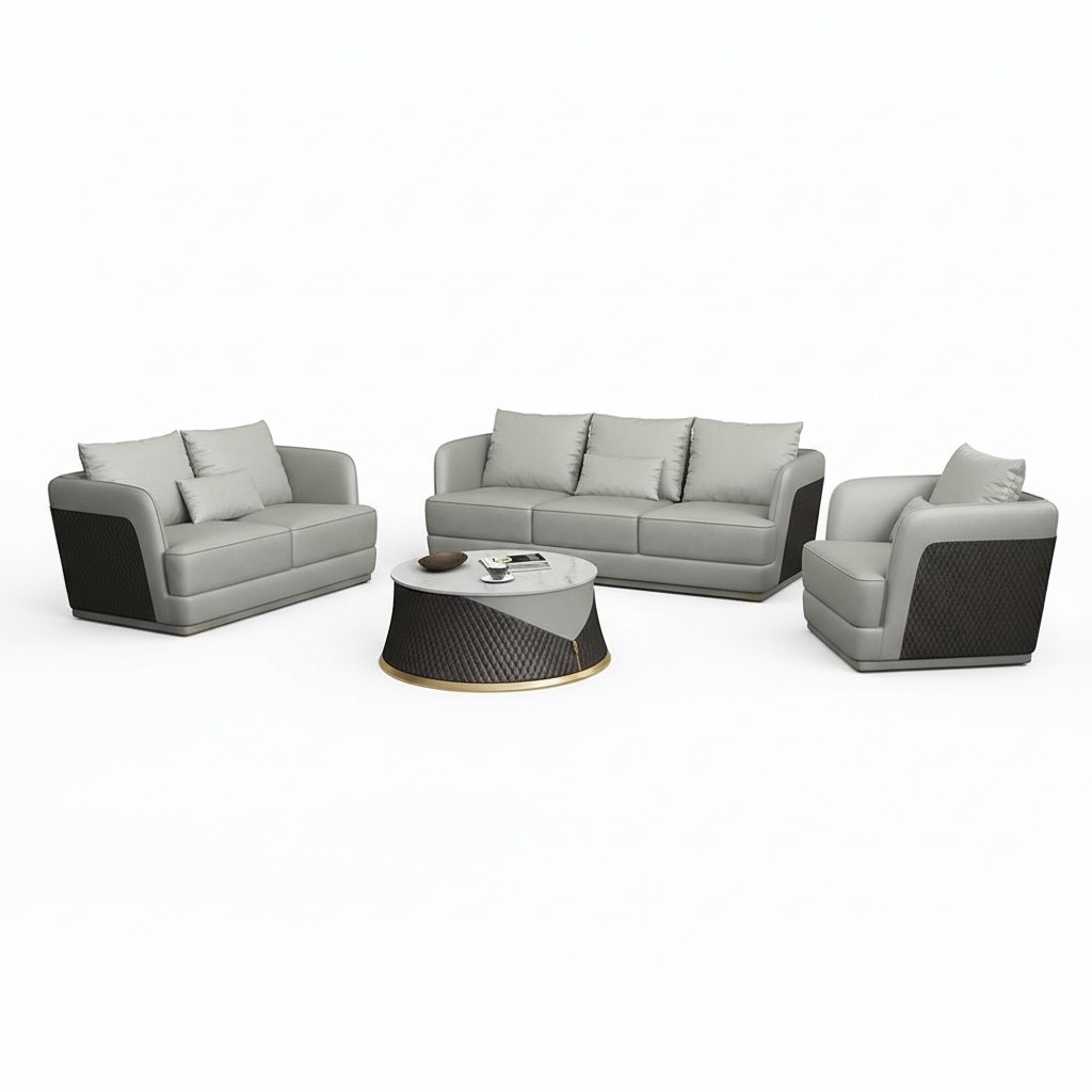 Polster Exklusive Designer Möbel 32 Sitzer Couch Garnitur 2tlg. Wohnlandschaft