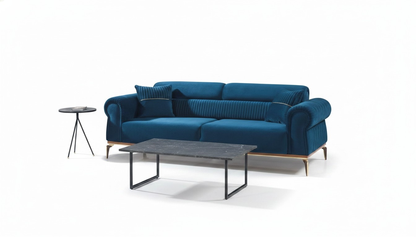 Polstercouch Dreisitzer Sofa Couch Sitzmöbel Polster Möbel Polstermöbel