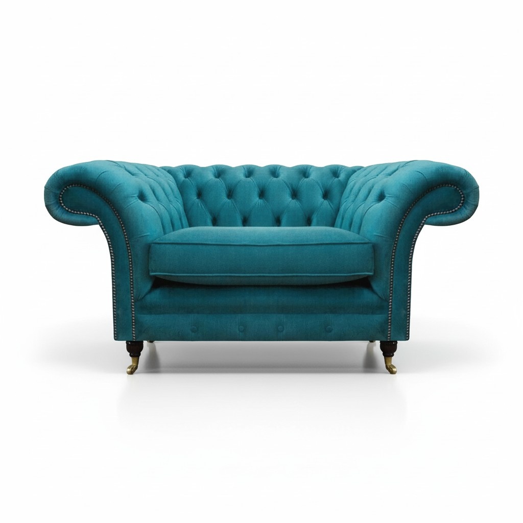 Polstermöbel Luxuriöse Blau Sessel Textilsessel Möbel Modern Design