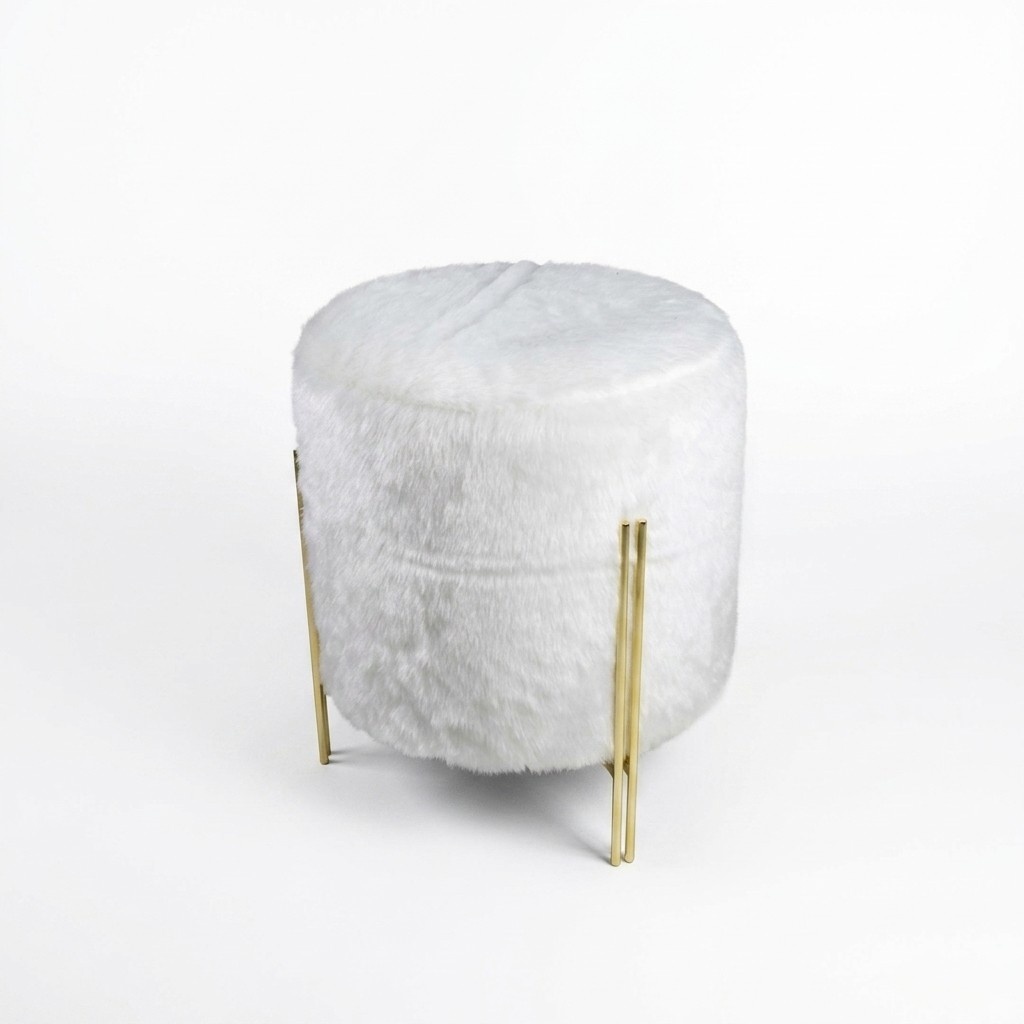 Polstermöbel Wohnzimmer Modern Hocker Einrichtung Textil Fußhocker