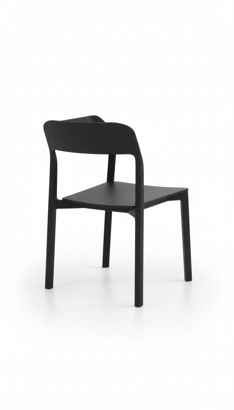 Polsterstuhl Moderne Design Textil Stuhl Schwarz Esszimmer Luxus Möbel
