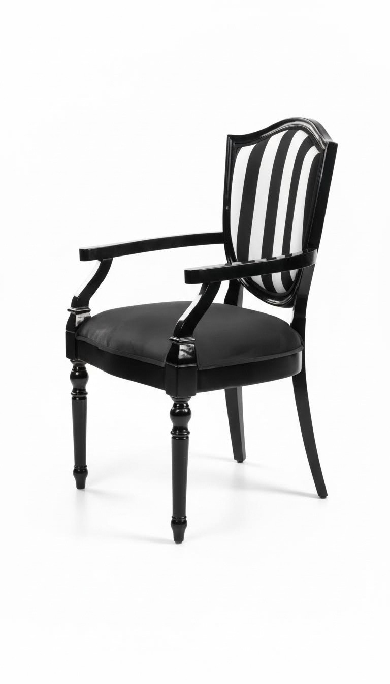 Polsterstuhl Moderne Design Textil Stuhl Schwarz Esszimmer Luxus Möbel