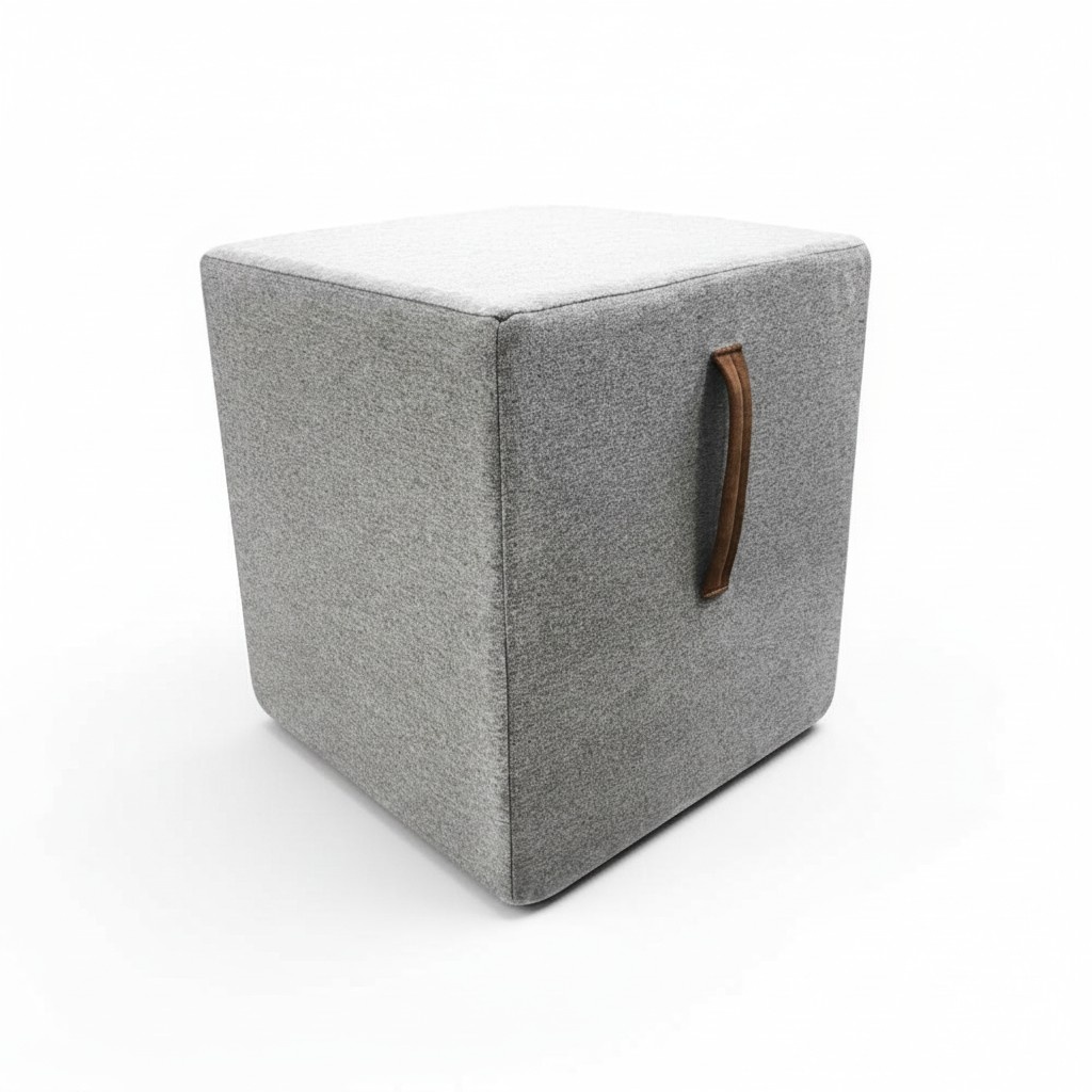 Pouf Fußhocker Rund Hocker Polsterhocker Sitzhocker Ottomane Hocker Würfel Neu