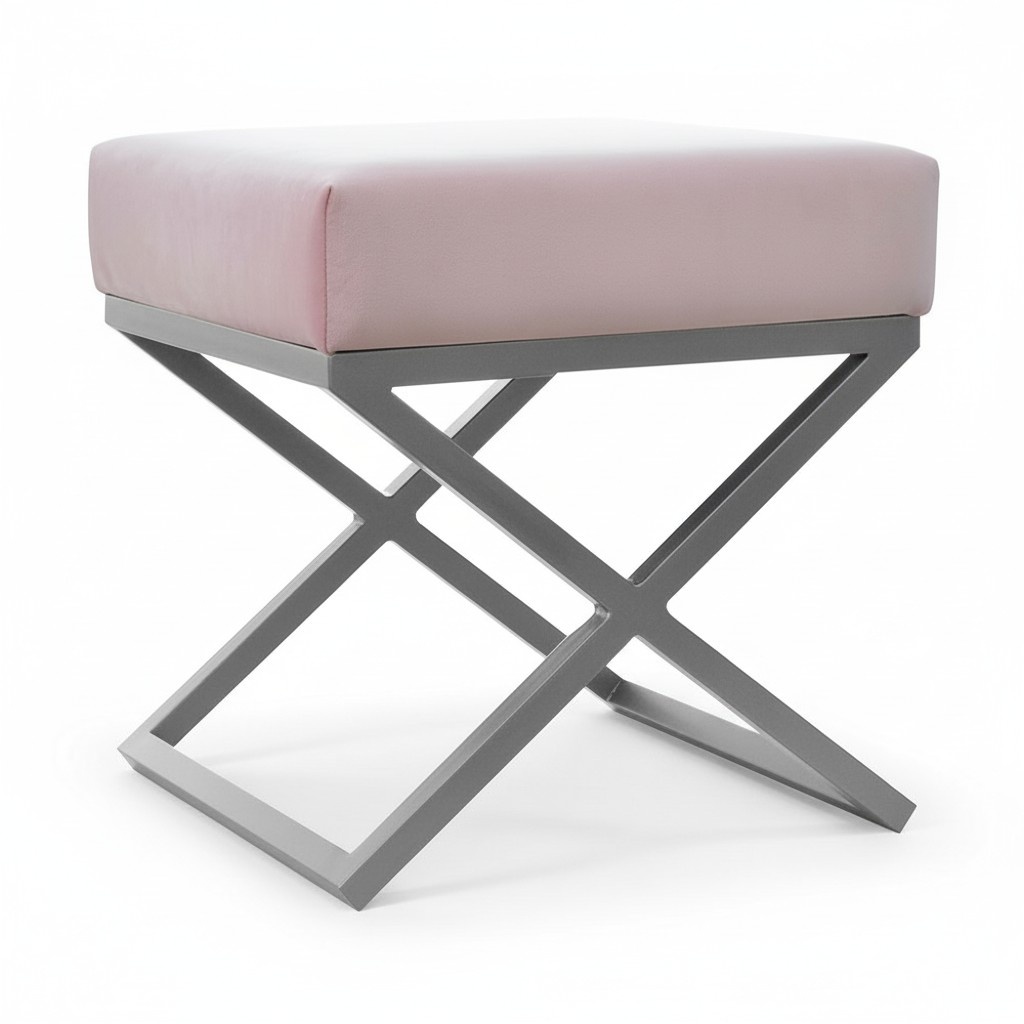 Pouf Fußhocker Rund Hocker Polsterhocker Sitzhocker Badhocker Hocker